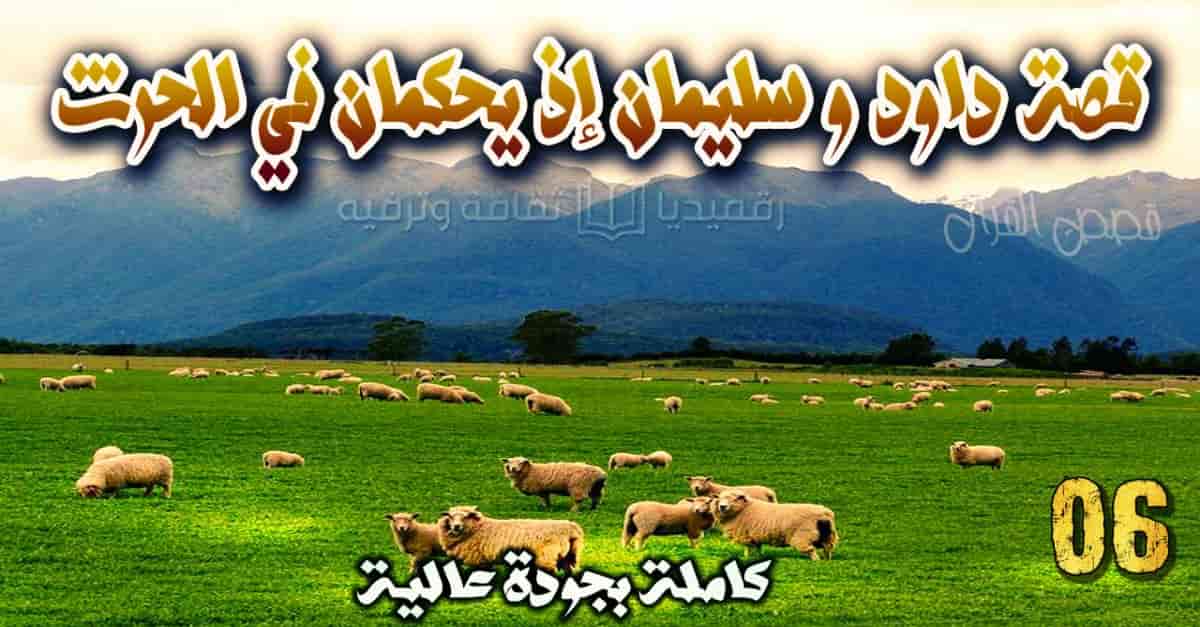 قصة تحكيم داود في قضية الخصمين