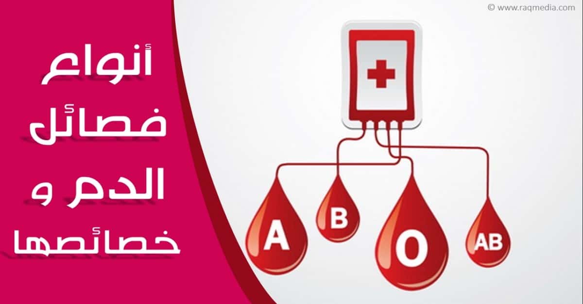 أنواع-فصائل-الدم