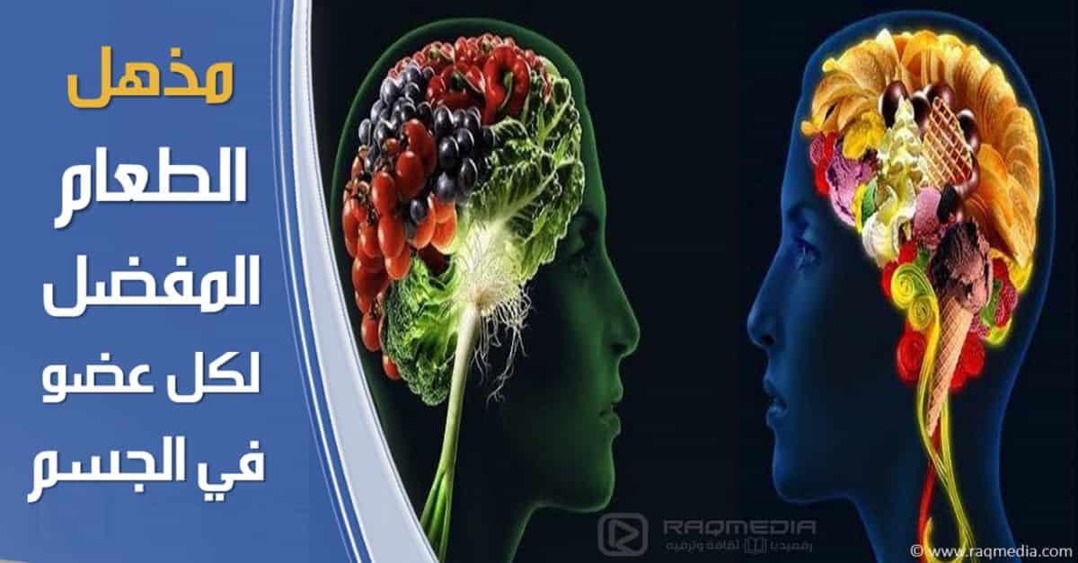 هذه هي الوجبة المفضلة لكل عضو من أعضاء الجسم