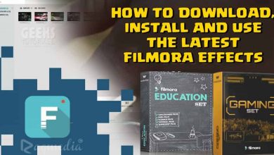 شرح تثبيت جميع فلاتر ومؤثرات برنامج Filmora