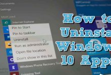 uninstall default apps, windows 10 tutorial, windows 10, tutorial windows 10, windows 10 for beginners, Uninstaller, uninstallation fails, اهم مميزات ويندوز 10, remove apps, ويندوز 10 شرح, حل مشكلة تطبيقات ويندوز 10 و ويندوز 8 و 8.1, شرح مفصل لطريقة