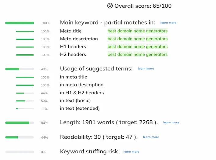 neuronwriter review best nlp driven seo tool and ai writer content score