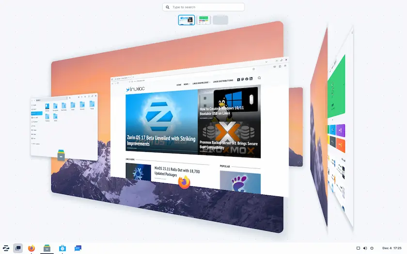 zorin-os-17-review-desktop-cube