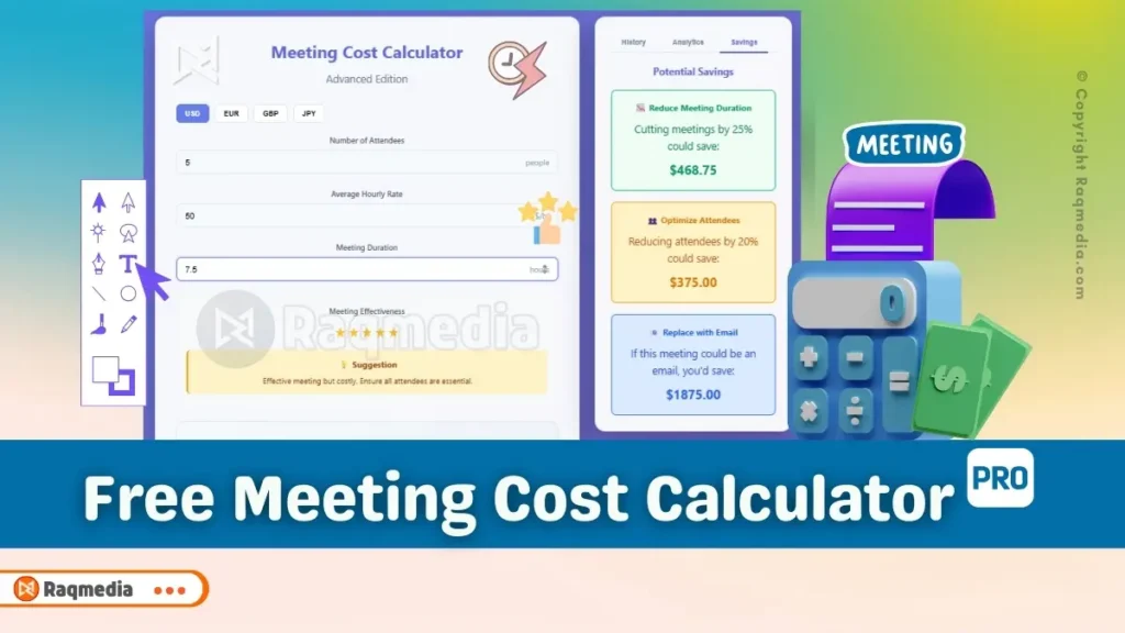Free Online Meeting Cost Calculator: Advanced Edition 1 free-online-meeting-cost-calculator